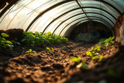 地熱を活用したワリピニ温室の作り方